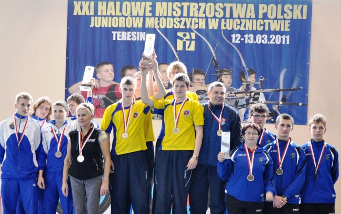 Protokół XXI Halowych Mistrzostw Polski Juniorów Młodszych - Teresin 2011